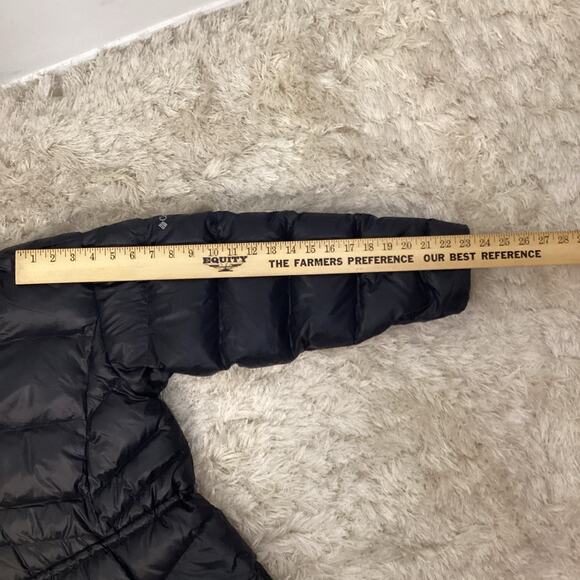 Columbia Icy Heights Down Puffer Jacket Coat Women 3X Gunmetal Black Warm Winter - Picture 15 of 16